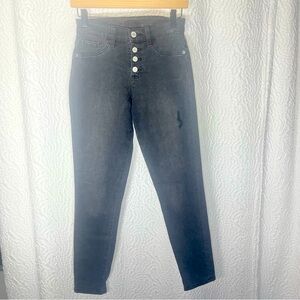 JUSTICE High Rise Black Denim Jegging
